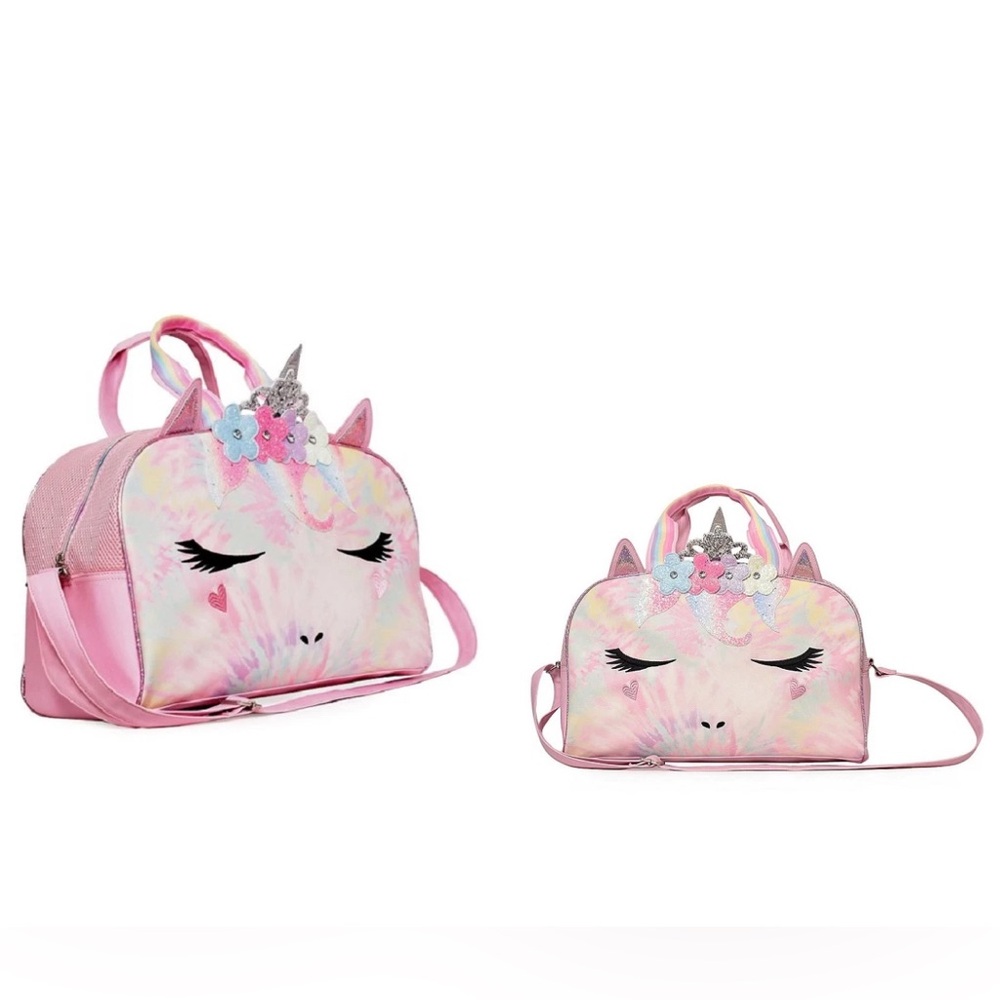 Unicorn Pink Kids Bag Set